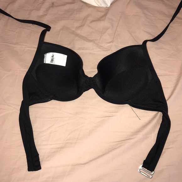 Bikini top, black, worn once - Picture 2 of 3